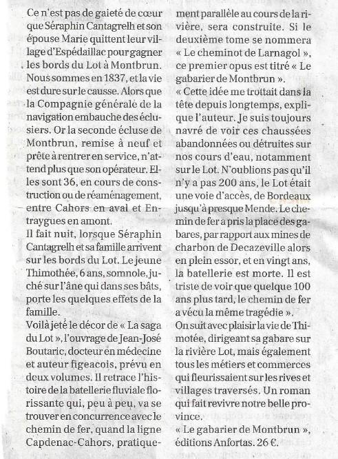 Article depeche boutaric p2